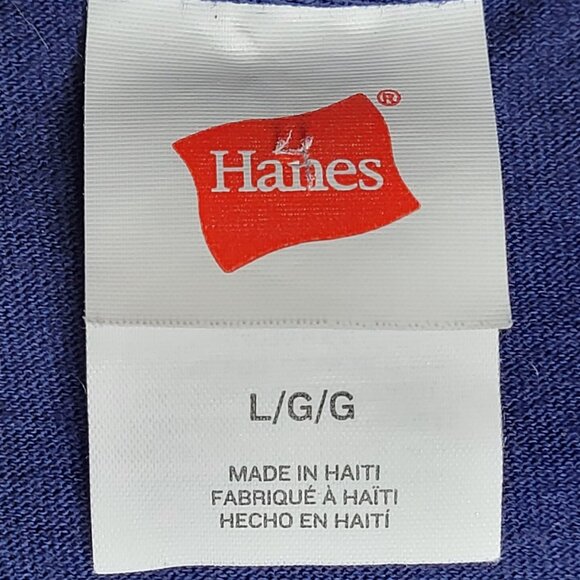 Hanes 2023 Mens Navy Blue College World Series T Shirt with Graphics Size Large - Picture 4 of 8